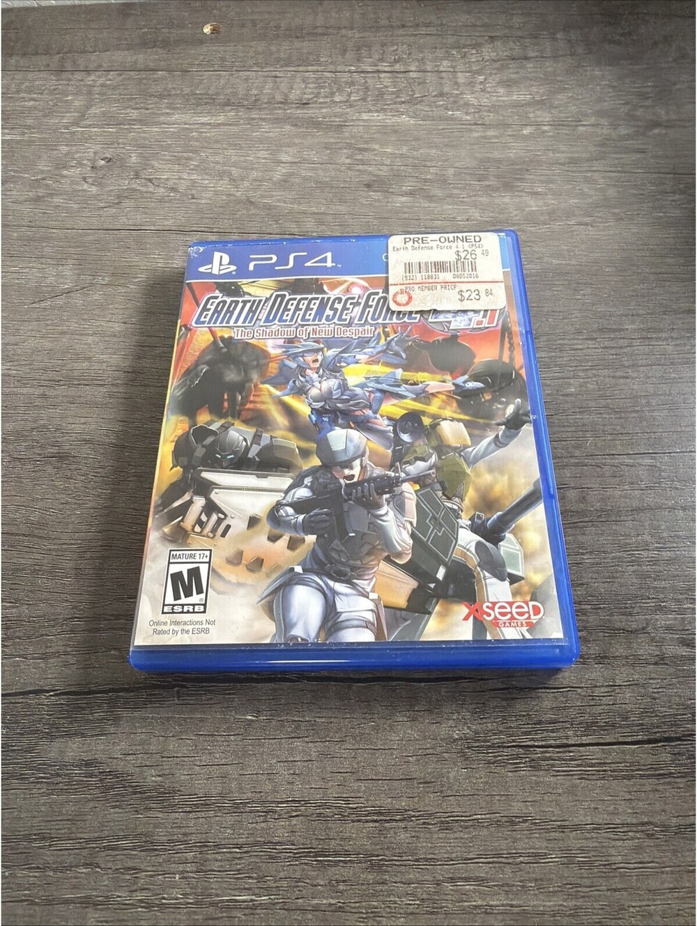 Earth Defense Force 4.1: The Shadow of New Despair PS4